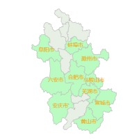 足迹地图-安徽